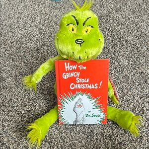 Grinch Plush with Book